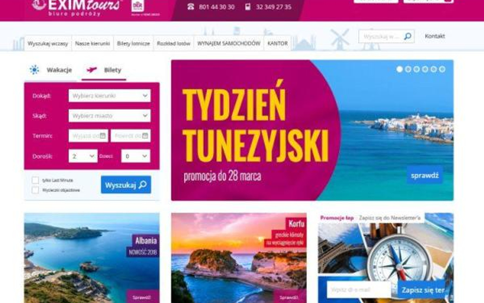 Exim Tours zwiększa gwarancję o jedną trzecią