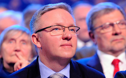 Krzysztof Szczerski na konwencji wyborczej Andrzeja Dudy