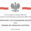 "Solidarność": Tablica Kaczyńskich jak instrukcja BHP