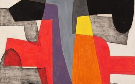 Maria Jarema, Kompozycja, 1955, fot. Arkadiusz Podstawka