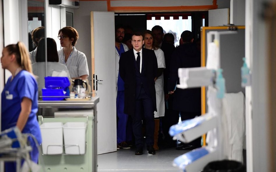 Macron: Epidemia koronawirusa we Francji nieunikniona