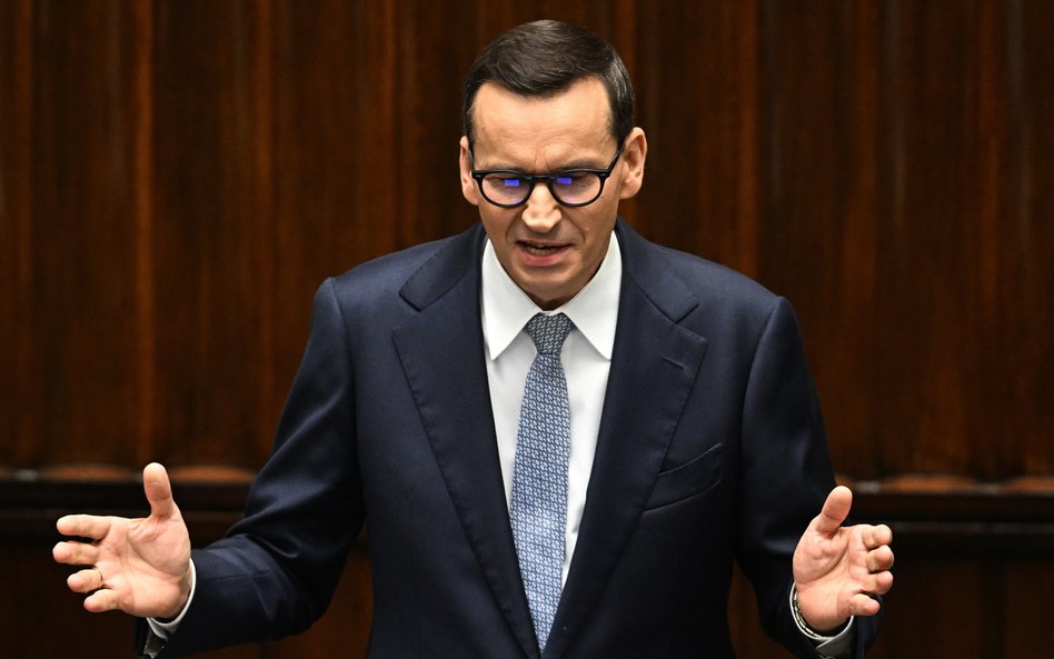 Mateusz Morawiecki w Sejmie