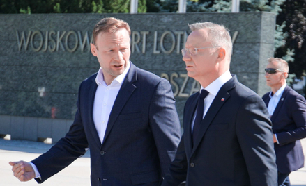 Marcin Mastalerek i Andrzej Duda