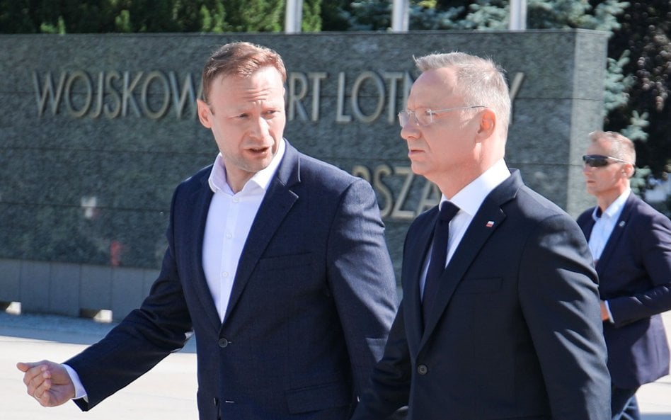 Marcin Mastalerek i Andrzej Duda