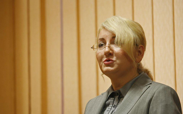 Beata Sawicka w sądzie w 2009 roku