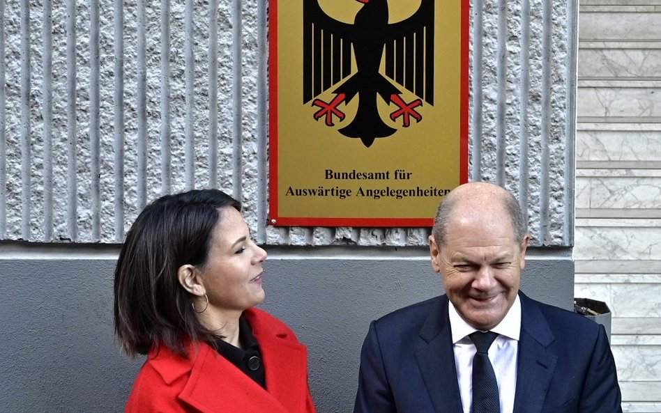 Annalena Baerbock i Olaf Scholz