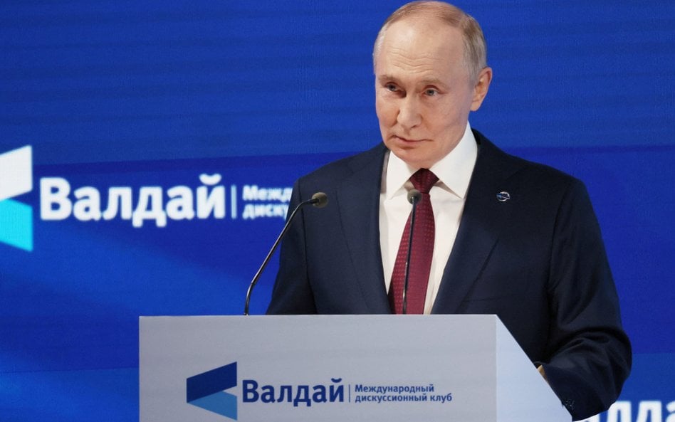 Władimir Putin na konferencji Wałdaj