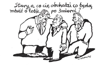 Komentarz rysunkowy. Stary, a co cię obchodzi...