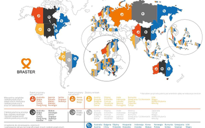 Braster z patentami w 17 krajach