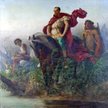  „Juliusz Cezar nad brzegiem Rubikonu” – obraz Gustave’a Boulangera z 1854 r.