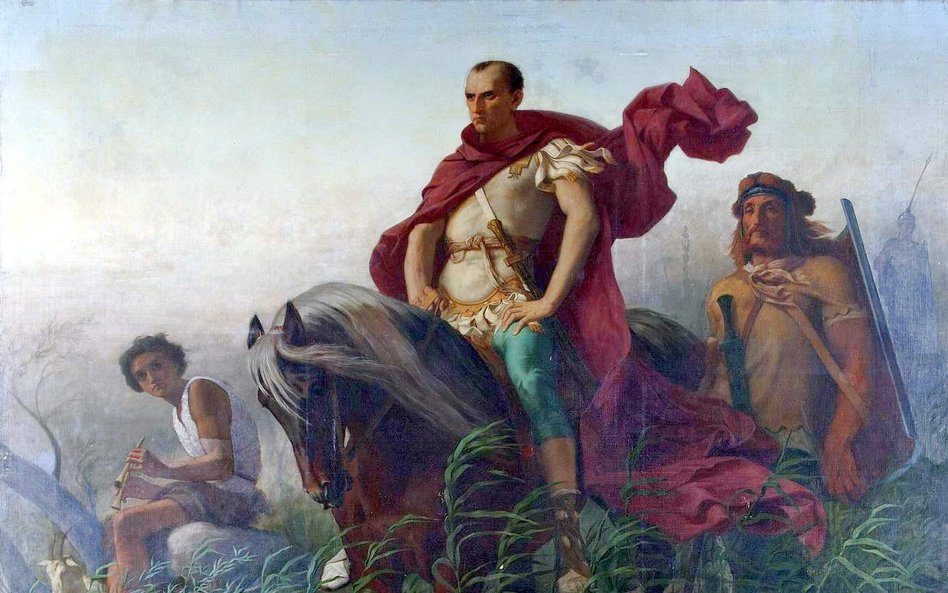  „Juliusz Cezar nad brzegiem Rubikonu” – obraz Gustave’a Boulangera z 1854 r.