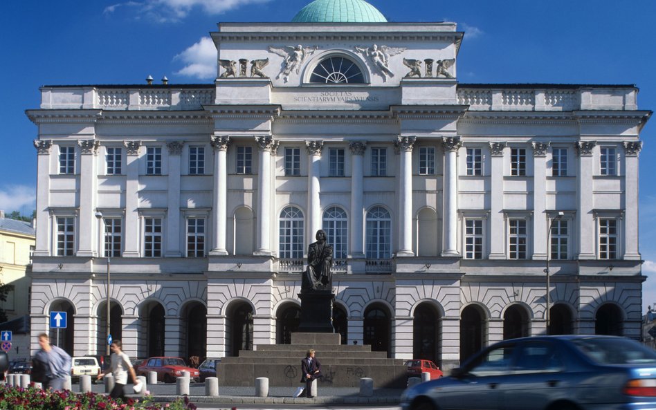 Pałac Staszica w Warszawie, siedziba Polskiej Akademii Nauk