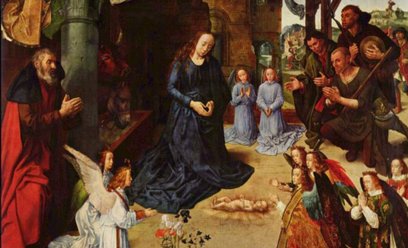 Hugo Van Der Goes, fragment „Tryptyku Portinarich” (ok. 1475 r.), Galeria Uffizi