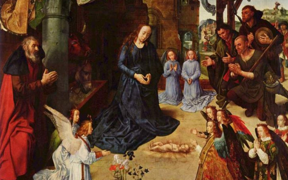 Hugo Van Der Goes, fragment „Tryptyku Portinarich” (ok. 1475 r.), Galeria Uffizi