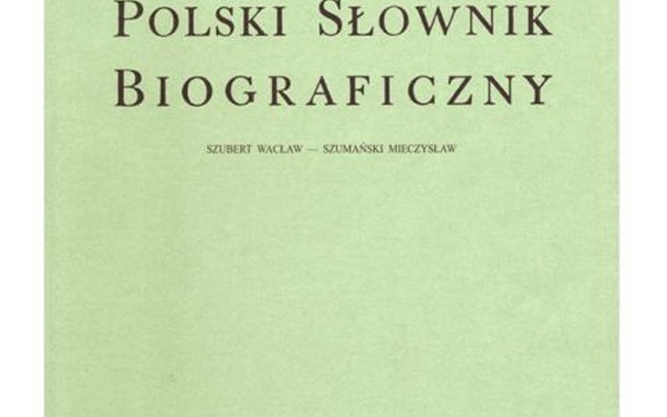 Polski słownik biograficzny, Zeszyt 201
