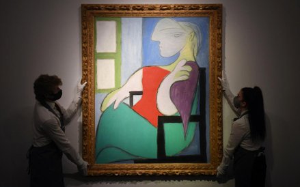 "Femme assise pres d'une fenetre (Marie-Thérese)" Pablo Picasso