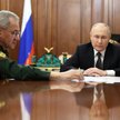 Spotkanie prezydenta Rosji Władimira Putina z ministrem obrony Siergiejem Szojgu na Kremlu w Moskwie