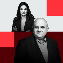 Marzena Tabor-Olszewska, zastępczyni redaktora naczelnego oraz Jerzy Haszczyński, kierownik działu z