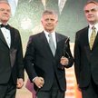Gala wręczenia Wektorów (od lewej): Andrzej Malinowski, prezydent Pracodawców RP, Marek Belka, preze