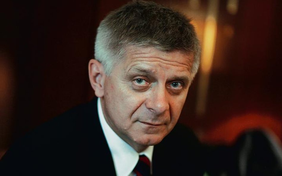 Prezes NBP Marek Belka był gościem debaty o kryteriach z Maastricht.