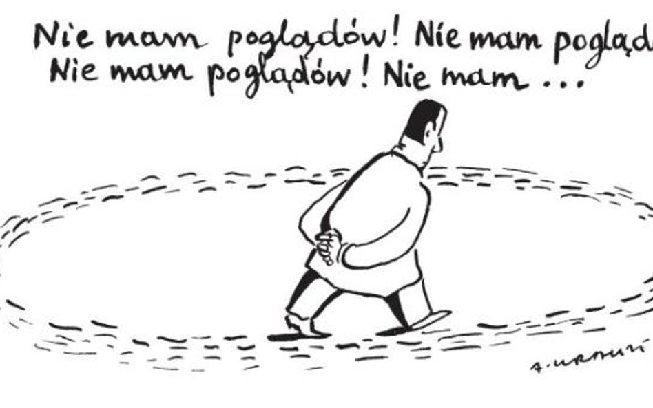 Komentarz rysunkowy. Nie mam poglądów