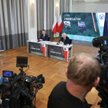 Konferencja Mariusza Błaszczaka i Jarosława Kaczyńskiego