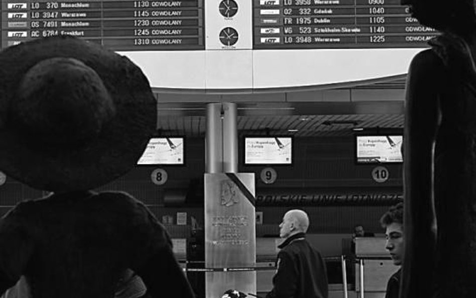 Chaos na niebie w Europie