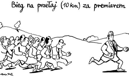 Komentarz rysunkowy. Bieg