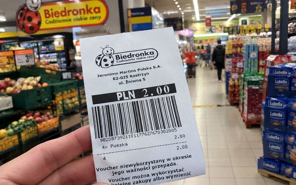 Już od poniedziałku 21 września bony kaucyjne wydawane przez sieć Biedronka będą miały ważność 120 d