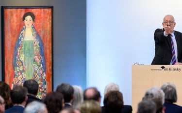 Portret Gustava Klimta "Bildnis Fraeulein Lieser"