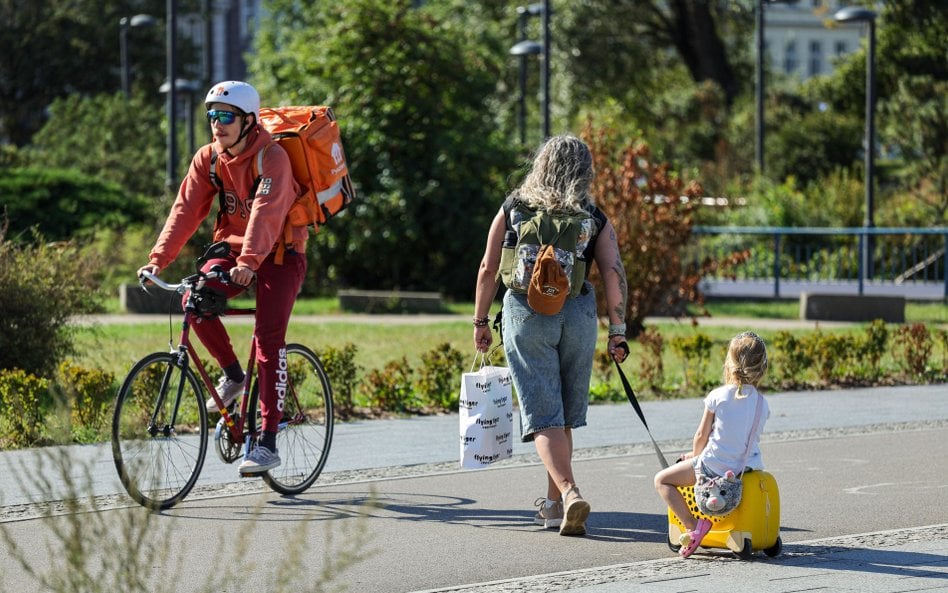 W przypadku ruchu rowerowego i pieszego najbezpieczniejsze i najefektywniejsze jest danie użytkownik