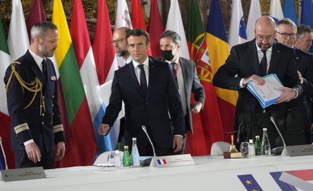 Emmanuel Macron i Charles Michel