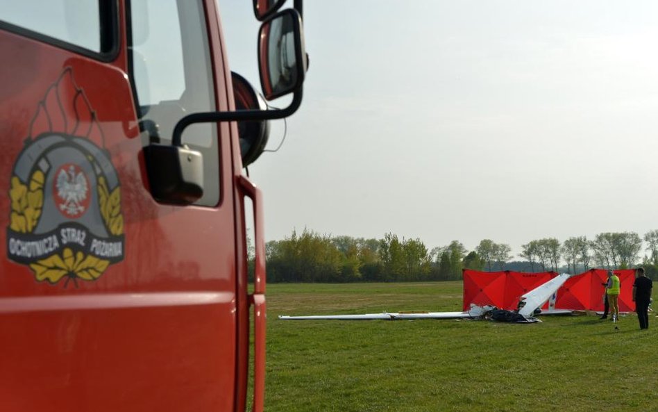 Katastrofa szybowca na Podkarpaciu. Zginął pilot