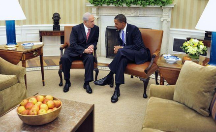 Prezydent Barack Obama przyjął premiera Beniamina Netanjahu w Gabinecie Owalnym