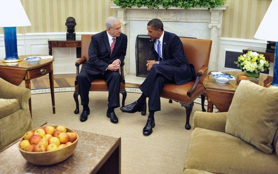 Prezydent Barack Obama przyjął premiera Beniamina Netanjahu w Gabinecie Owalnym