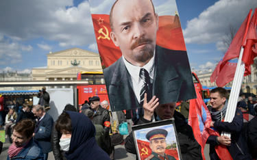 Demonstracja pierwszomajowa na Placu Czerwonym w Moskwie