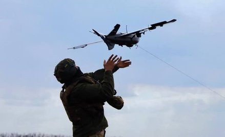 Operator ukraińskiego drona