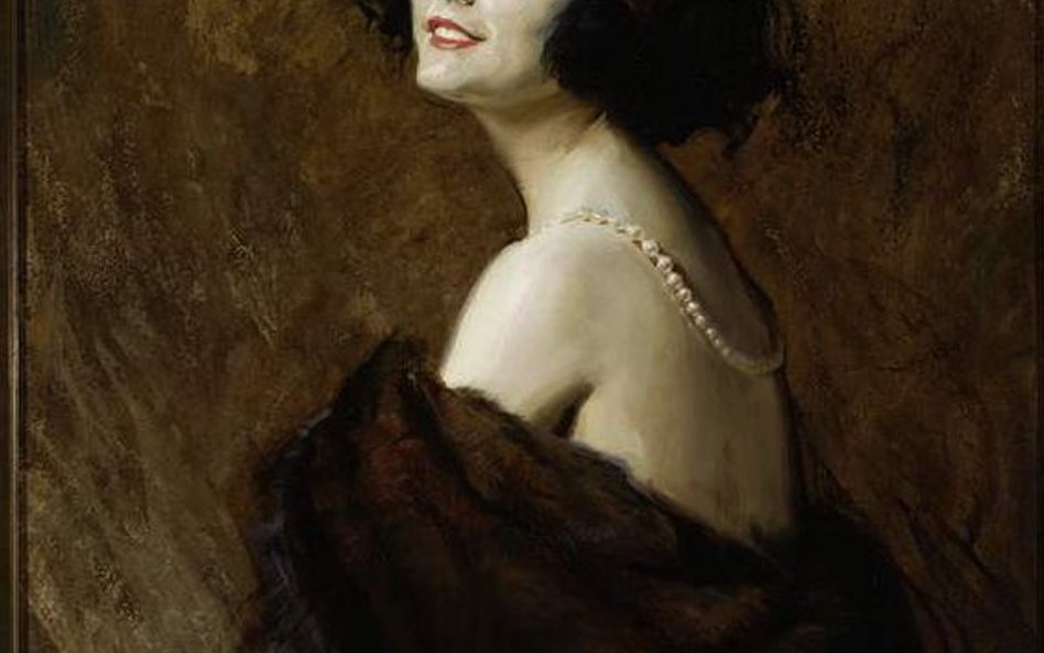 Tadeusz Styka (1889–1954), Portret Poli Negri,1922, olej, tektura, 103x76