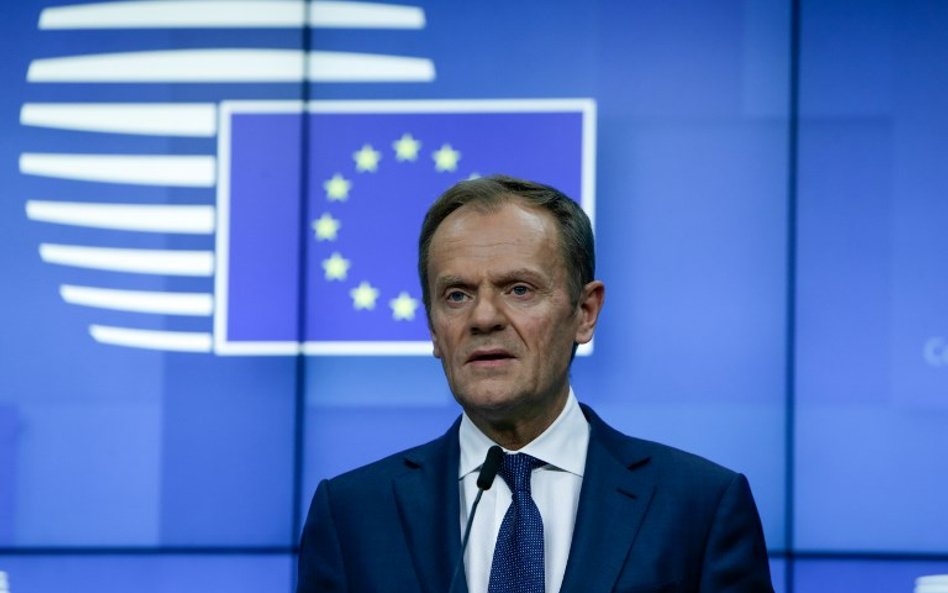 Szef RE Donald Tusk