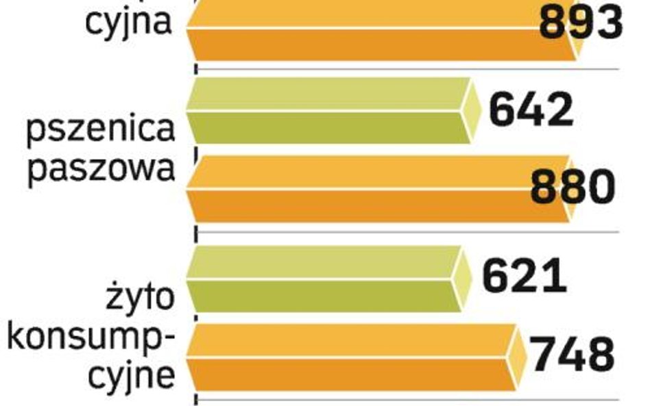 Ceny zbóż nie spadną przynajmniej do żniw