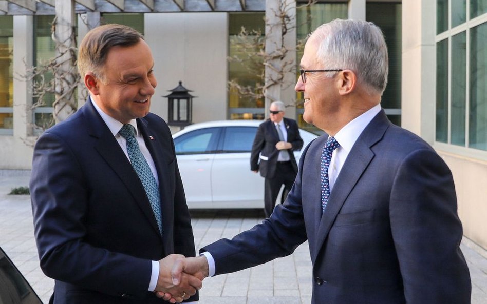 Prezydent Andrzej Duda w Australii. Rozmowy bez premiera Turnbulla