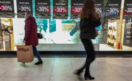 Black Friday w jednym z centrów handlowych w Lublinie