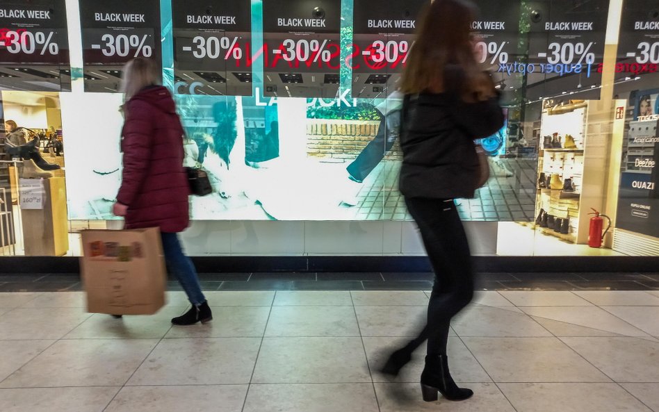 Black Friday w jednym z centrów handlowych w Lublinie