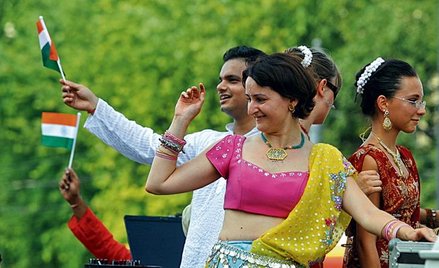 Bollywoodzkie tańce na ulicach