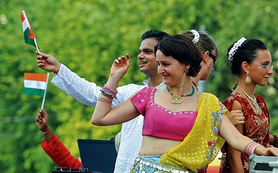 Bollywoodzkie tańce na ulicach