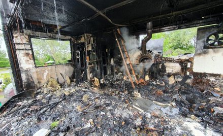 Ogień w restauracji we Władysławowie pojawił się dziś o 5.30 rano. Była w niej jedna osoba, ale nie 