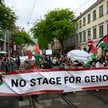 Protesty w Wiedniu przed finałem Eurowizji.