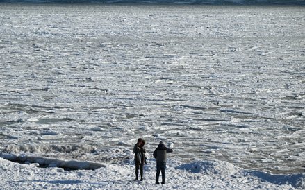 Zamarznięte morze w Gdyni Orłowie. Eksperci IMGW wskazują, że tegoroczne oblodzenie jest efektem dłu