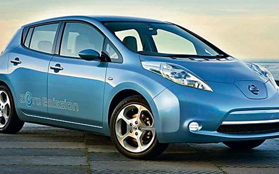 Nissan leaf wejdzie najpierw na rynki w Japonii i USA