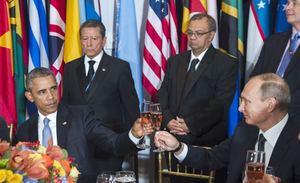 Barack Obama i Władimir Putin